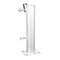 Parasol pole attachment white