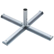 Umbrella cross base for stone slabs Umbrella cross base for stone slabs