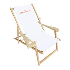 Liegestuhl mit Getränkehalter Position 1