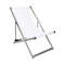 Alu deckchair front - silver