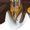 White rain gutter for parasols White rain gutter for parasols