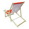 Deck chair with cup holder - Back view Deck chair with cup holder - Back view