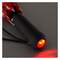 Press twice = red flashing light Press twice = red flashing light