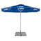 Large printed gastro parasol with crank opening Large printed gastro parasol with crank opening