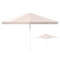 Round parasol, telescopic handle