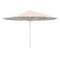 Round parasol without valance