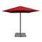 Large square parasol without valance Large square parasol without valance