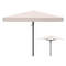 Large parasol, square, push-up opening