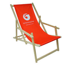 Deck chair with armrest - Position 1